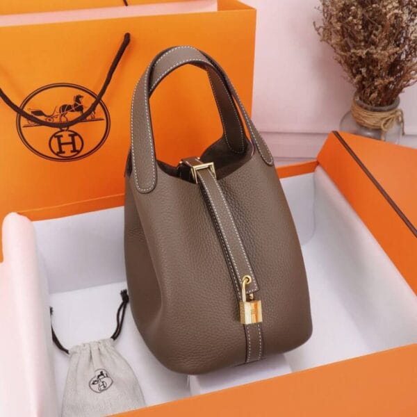 Hermes Picotin Lock 22 bag black - Image 3
