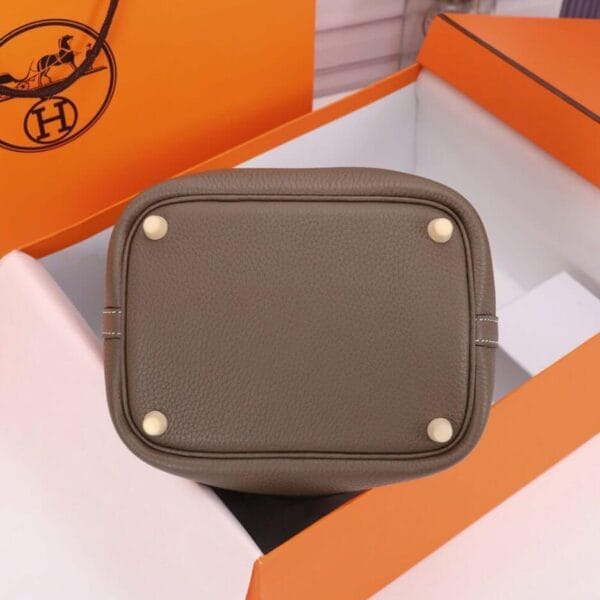 Hermes Picotin Lock 22 bag black - Image 5