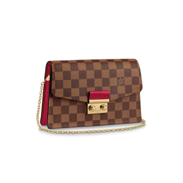 Louis Vuitton CROISETTE CHAIN WALLET White
