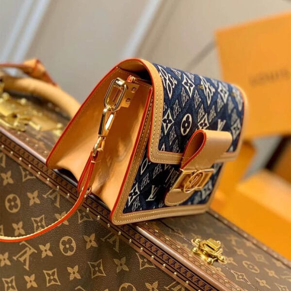Louis Vuitton DAUPHINE mini handbag Lake Blue - Image 4