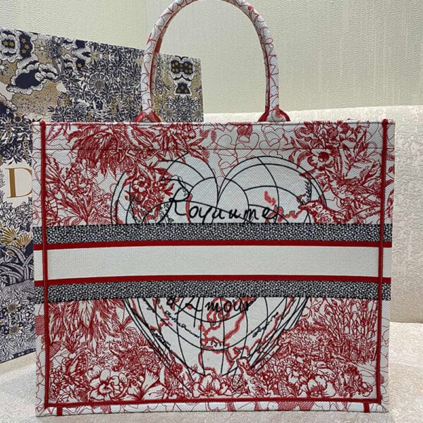DIORAMOUR DIOR BOOK TOTE Beige - Image 4