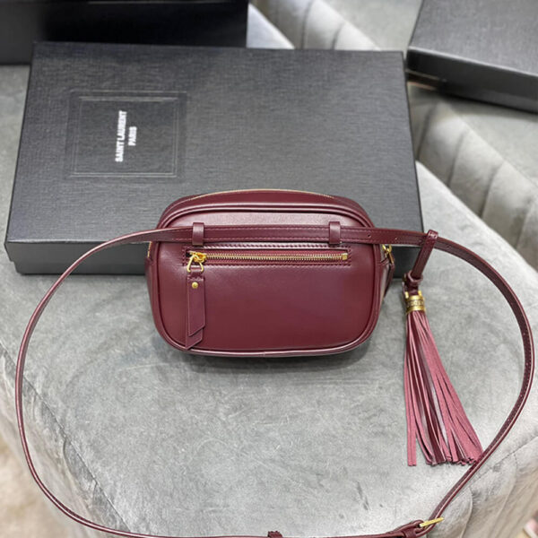 YSL LOU BELT BAG IN MATELASSE LEATHER Red - Image 6