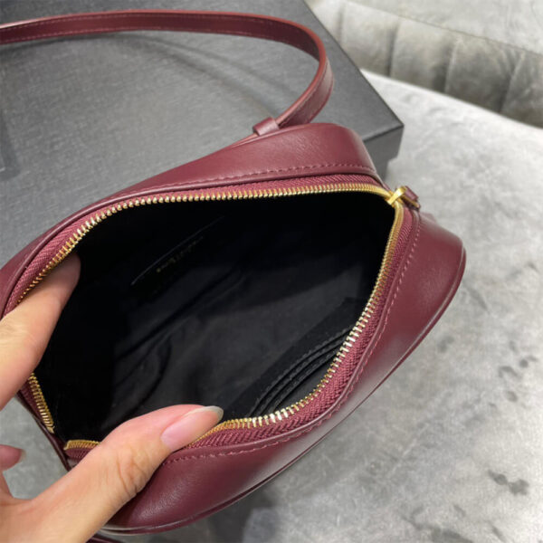 YSL LOU BELT BAG IN MATELASSE LEATHER Red - Image 8