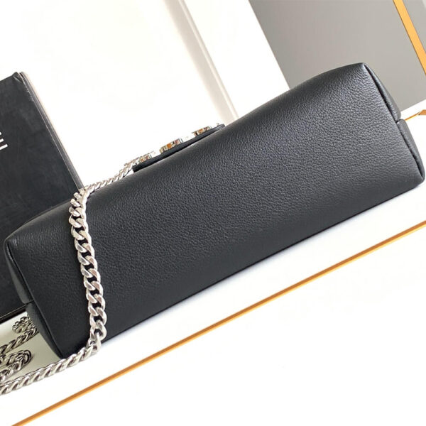 Medium CELINE VICTOIRE bag in soft calfskin black - Image 5