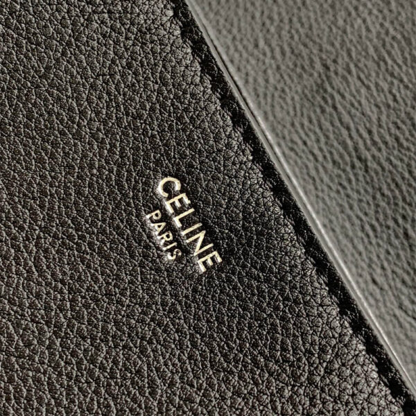 Medium CELINE VICTOIRE bag in soft calfskin black - Image 8