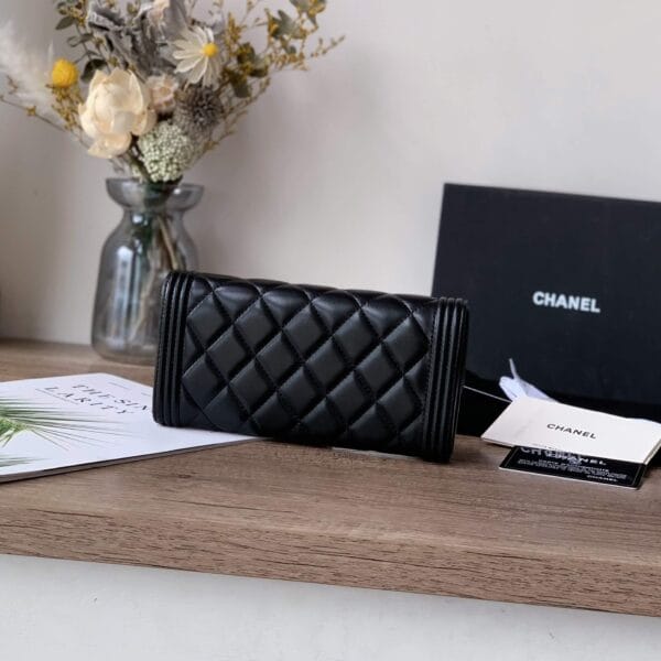 Chanel classic long wallet black - Image 4