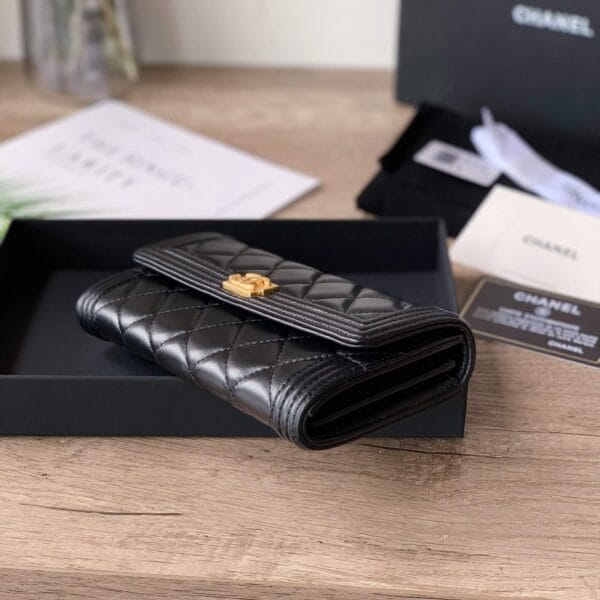 Chanel classic long wallet black - Image 5