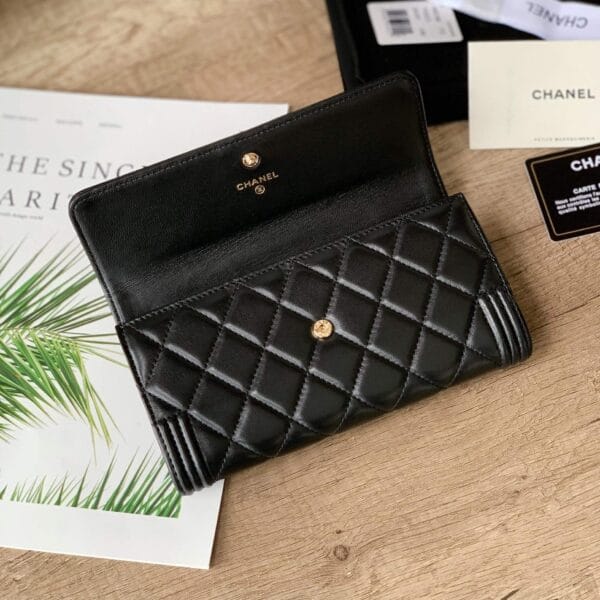 Chanel classic long wallet black - Image 7