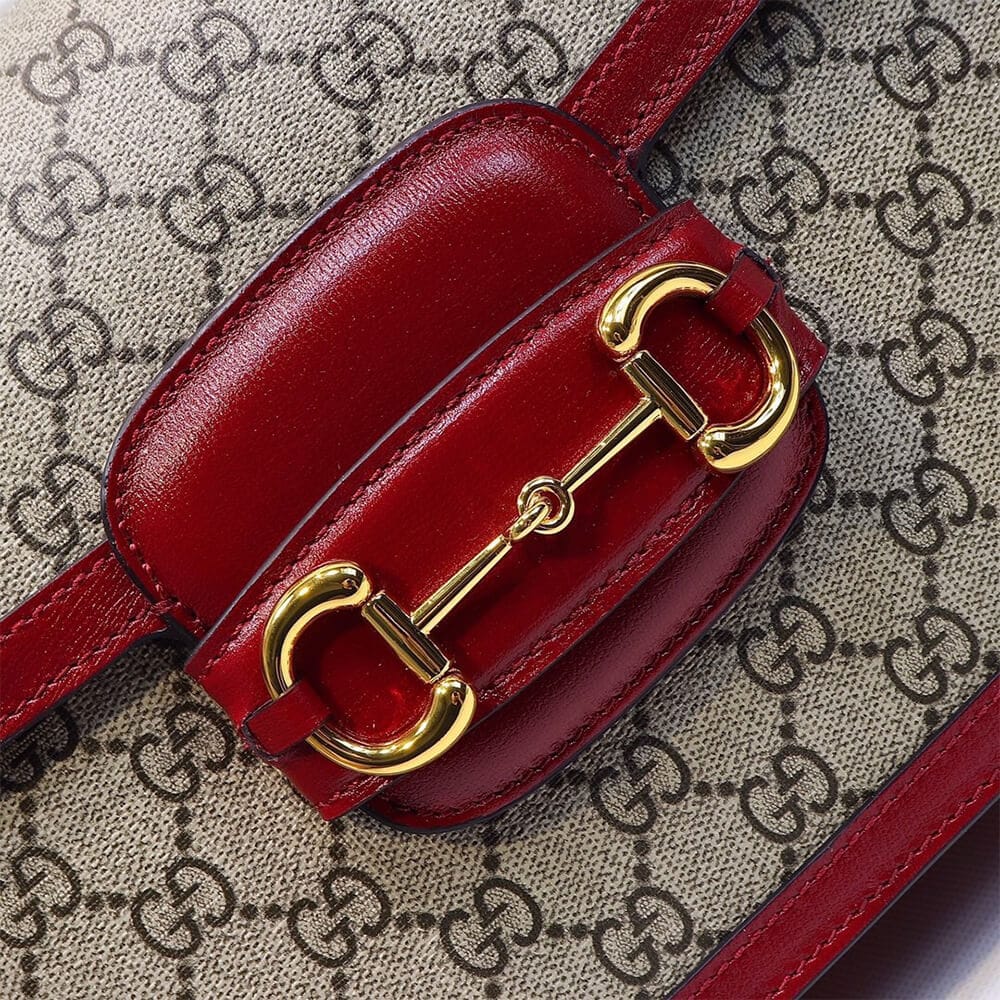 GUCCI HORSEBIT 1955 SHOULDER BAG Beige - Image 7