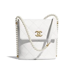 CHANEL Mini Flap Bag Beige