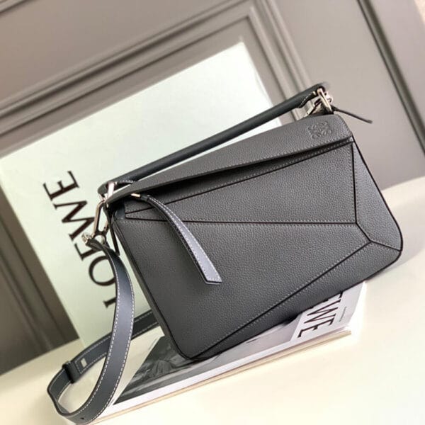 LOEWE Small Puzzle Bag Medium grey - Image 2