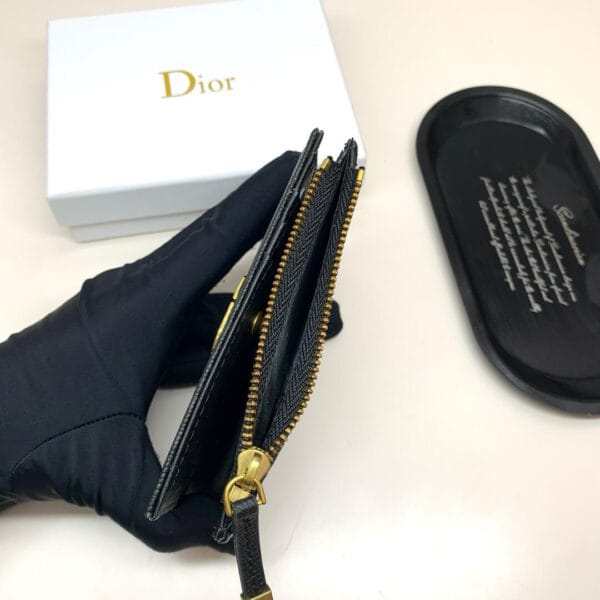 Dior 30 Montaigne Dahlia Wallet black - Image 5