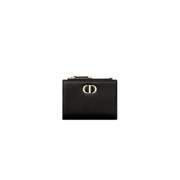 Dior 30 Montaigne Dahlia Wallet black