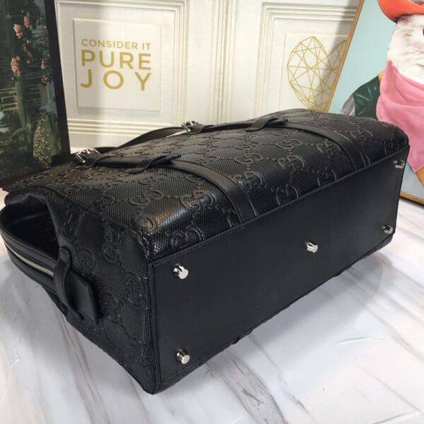 GG embossed tote bag black - Image 6