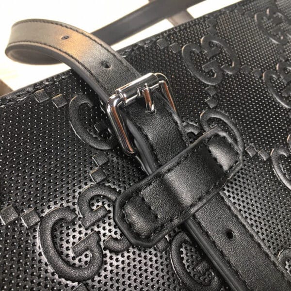 GG embossed tote bag black - Image 7