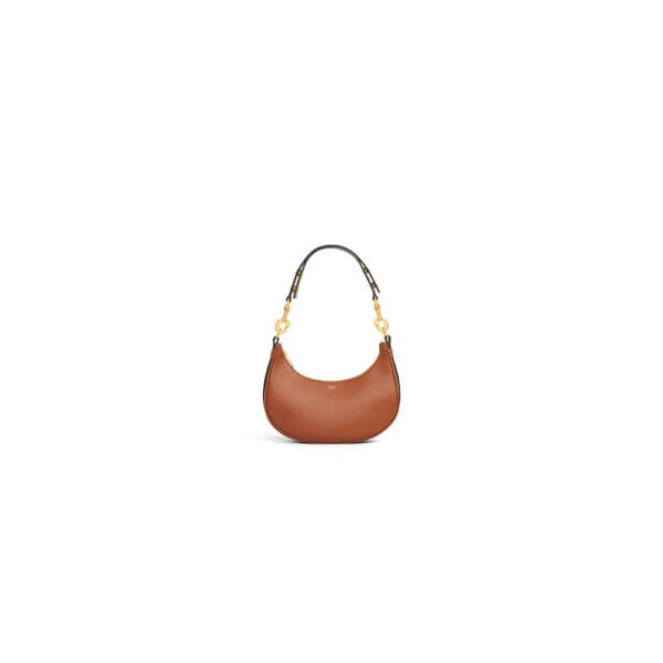 CELINE Medium Ava Shoulder Bag in Smooth Calfskin Khaki