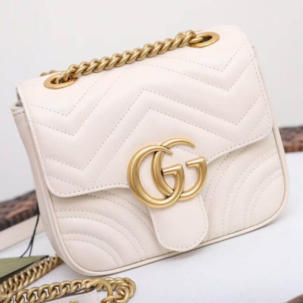 GG MARMONT mini shoulder bag Beige - Image 2