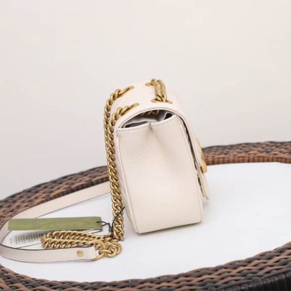 GG MARMONT mini shoulder bag Beige - Image 4