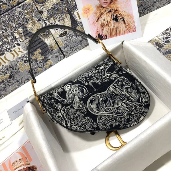 Dior SADDLE BAG black - Image 4