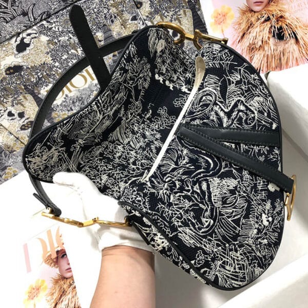 Dior SADDLE BAG black - Image 6