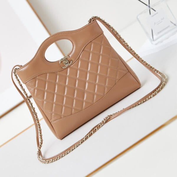 CHANEL 31 Mini Shopping Bag Lake Blue - Image 2