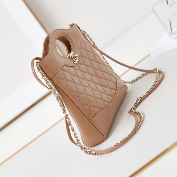 CHANEL 31 Mini Shopping Bag Lake Blue - Image 3