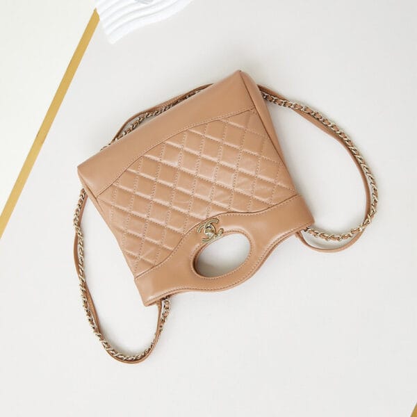 CHANEL 31 Mini Shopping Bag Lake Blue - Image 6