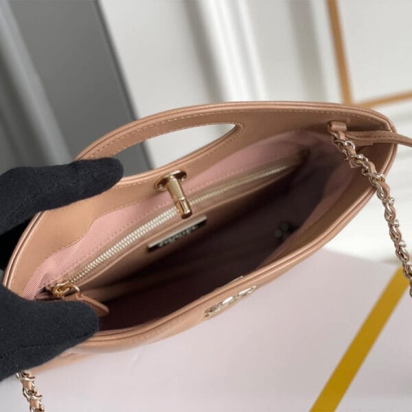 CHANEL 31 Mini Shopping Bag Lake Blue - Image 8