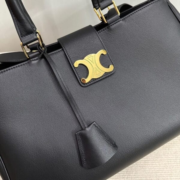 CELINE MEDIUM APPOLINE BAG IN SUPPLE CALFSKIN black - Image 6