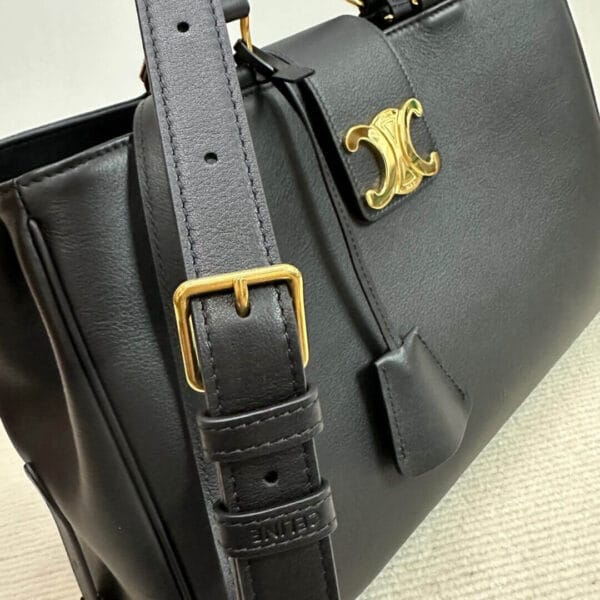 CELINE MEDIUM APPOLINE BAG IN SUPPLE CALFSKIN black - Image 7