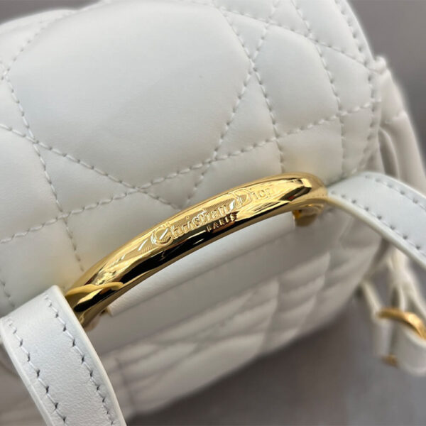 Small Dior Caro Backpack Beige - Image 5