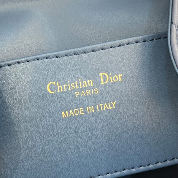 Small Dior Caro Backpack(High-end Grade) black - Image 7