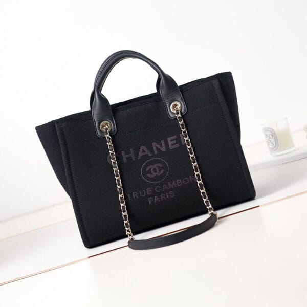 Chanel Small Tote Bag black - Image 2