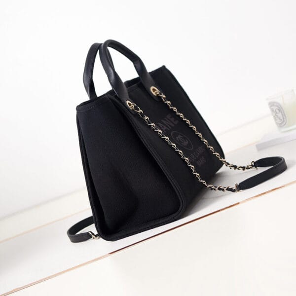 Chanel Small Tote Bag black - Image 3