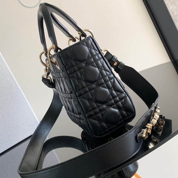 Small Lady Dior My ABCDior Bag black - Image 3