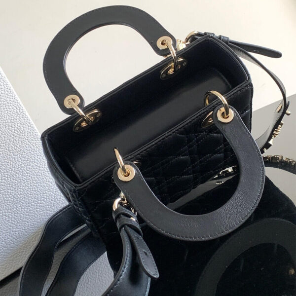 Small Lady Dior My ABCDior Bag black - Image 5