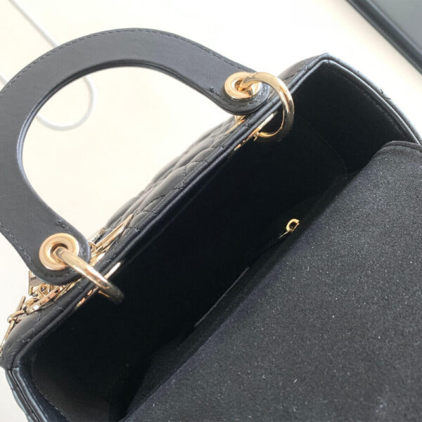 Small Lady Dior My ABCDior Bag black - Image 8