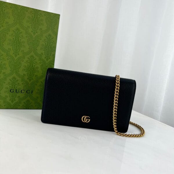 GG Marmont chain wallet black - Image 2