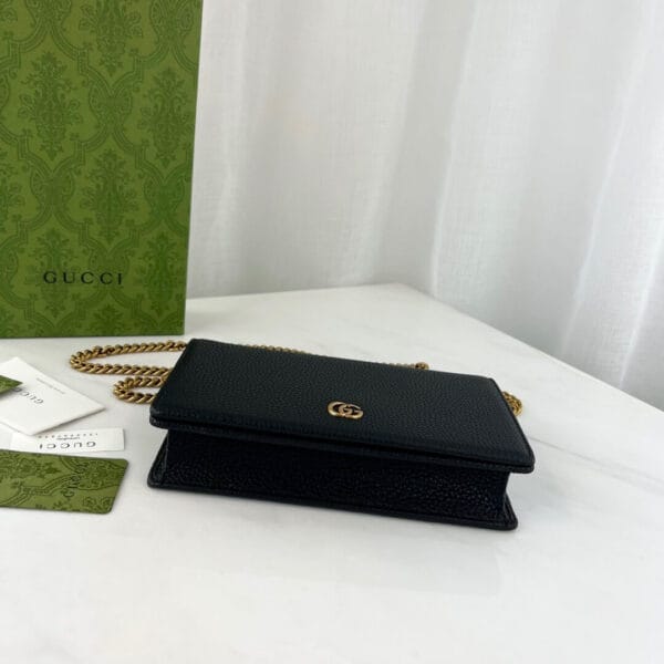 GG Marmont chain wallet black - Image 5