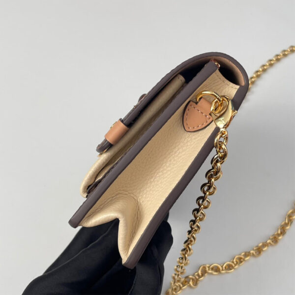 LV Vavin Chain Wallet Beige - Image 3