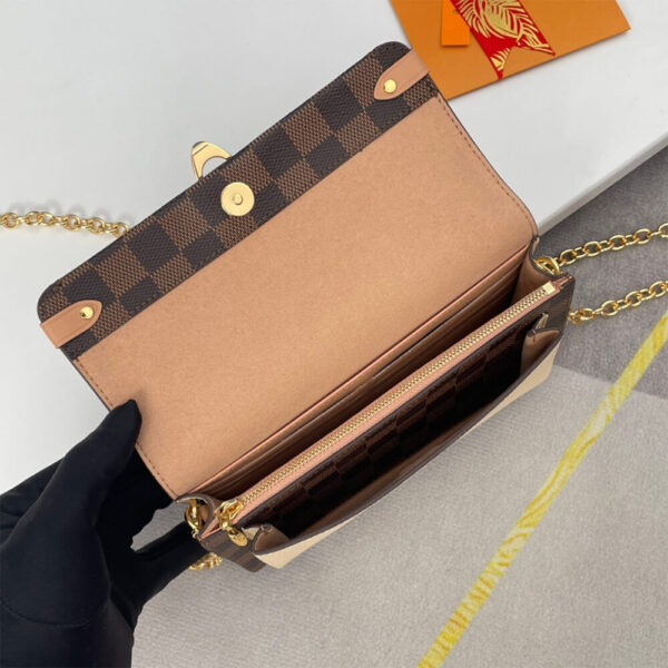 LV Vavin Chain Wallet Beige - Image 8