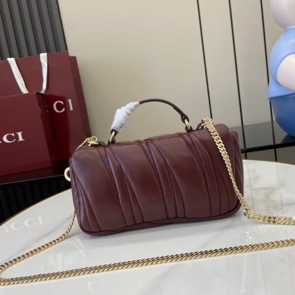 GG Milano mini top handle bag Red - Image 4