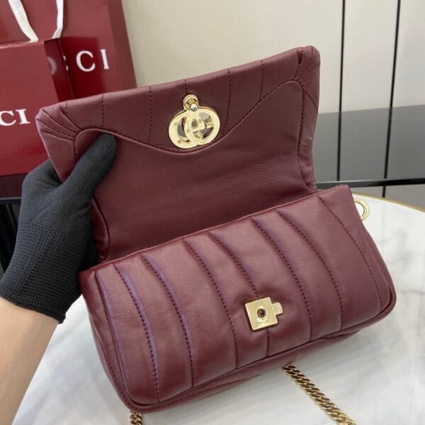 GG Milano mini top handle bag Red - Image 6