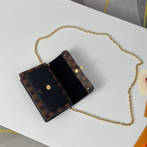 LV Vavin Chain Wallet black - Image 5