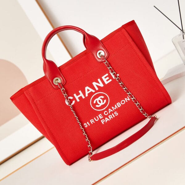 Chanel Small Tote Bag Khaki - Image 2
