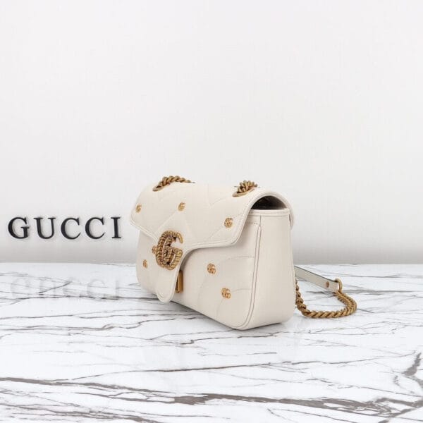 GG MARMONT small shoulder bag Beige - Image 3