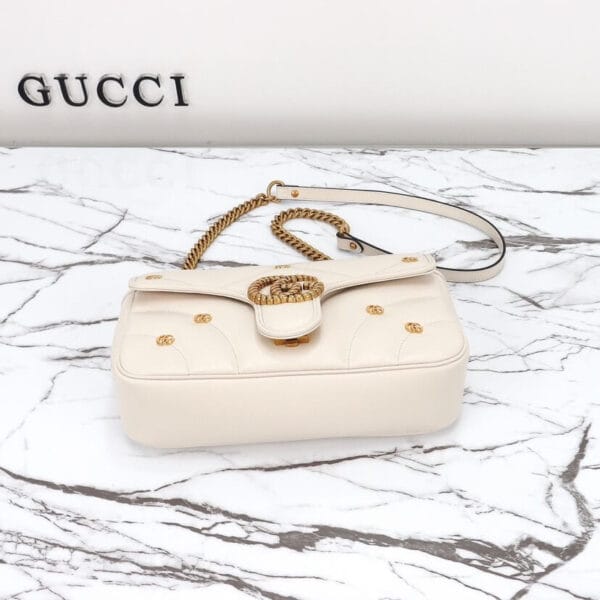 GG MARMONT small shoulder bag Beige - Image 5