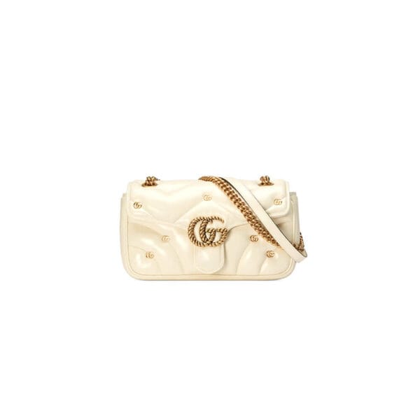 GG MARMONT small shoulder bag Beige