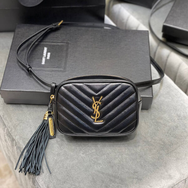 YSL LOU BELT BAG IN MATELASSE LEATHER black - Image 2