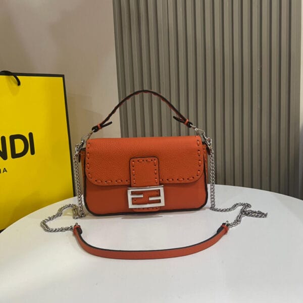 Fendi Mini Baguette Khaki - Image 2